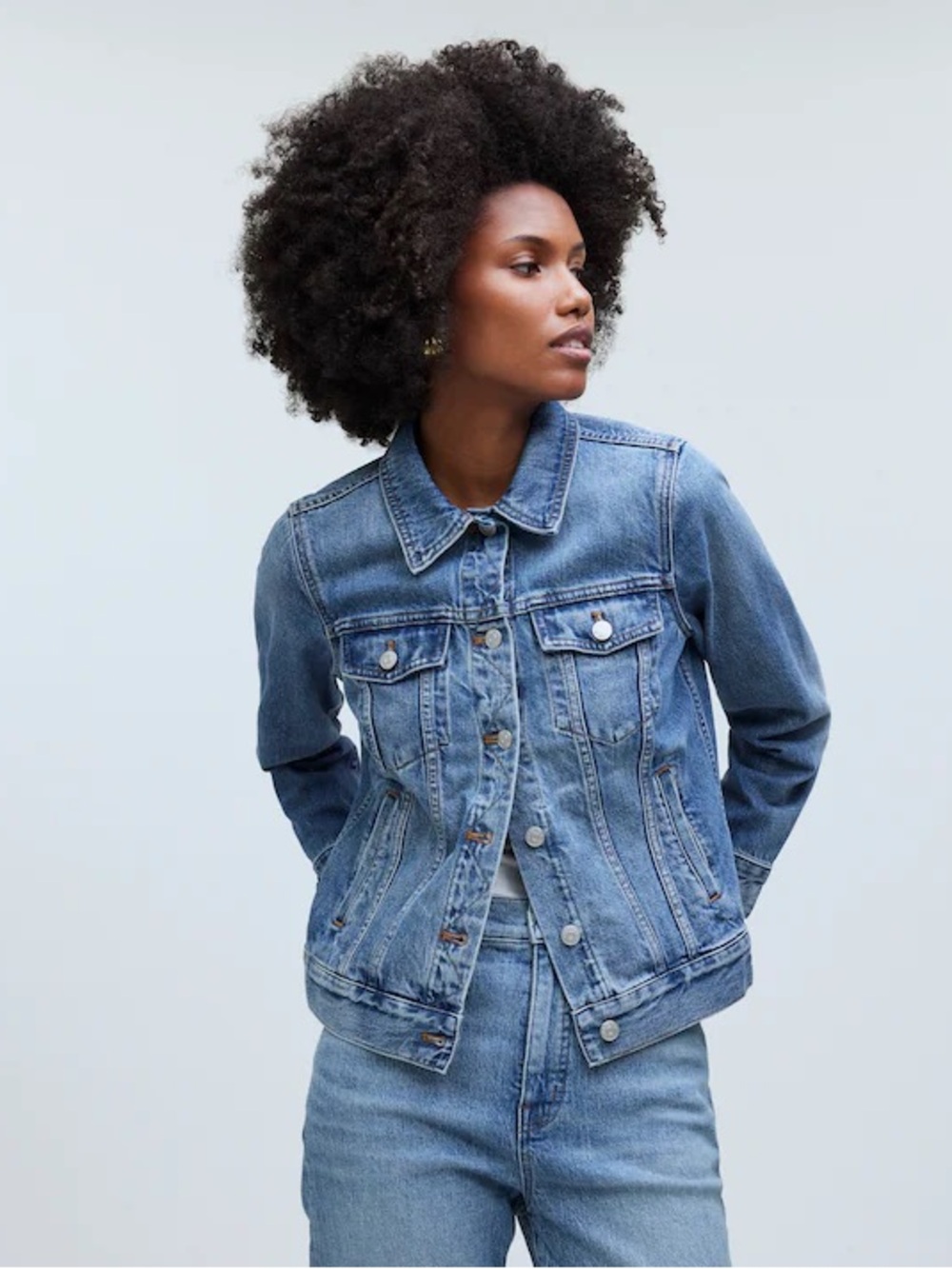 Madewell Blue Denim Jacket - Classic Jean Jacket Size L